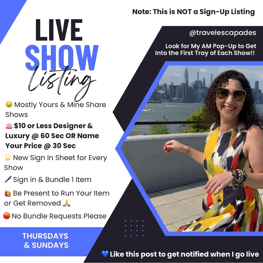 🚨🚨🚨LIVE SHOW LISTING 🚨🚨🚨 - Picture 1 of 1